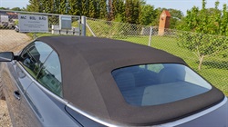 Kaleche med el-bagrude, SORT RP stof.. Stel: 8F